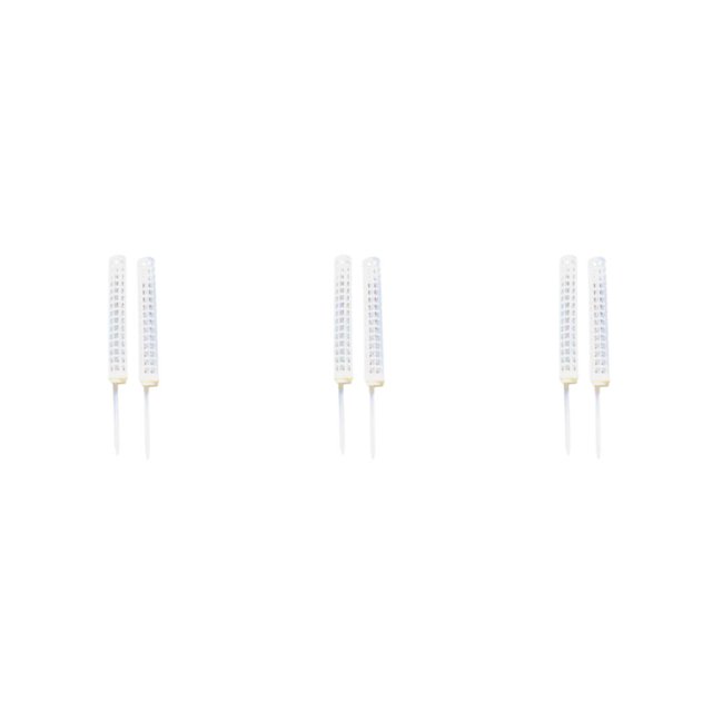 relayinert 2pcs Plastic Mesh Moss Pole For Monstera Durable And Long-lasting Fillable Moss Pole Monstera Plant Support Stackable White 3Set