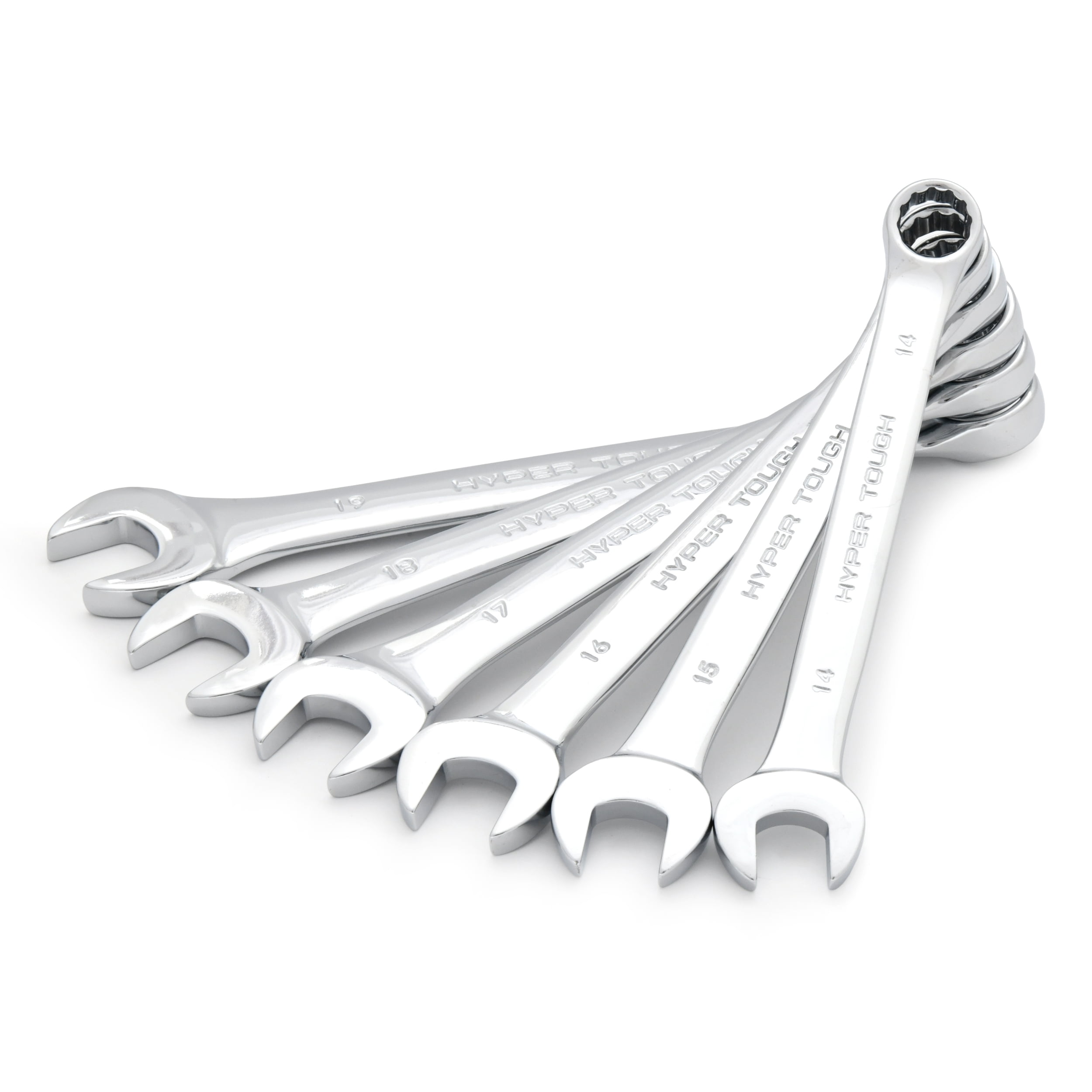 Hyper Tough 12-Piece Metric Combination Wrench Tool Set, Hand Tools