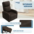 thumbnail image 4 of EDTara Fauteuil Inclinable à Dossier Haut, Sofa Simple à Réglage Manuel avec Poche Latérale et Coussin Confortable, 4 of 5