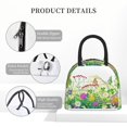 thumbnail image 4 of Vsdgher Plants and Insects Print Insulated Lunch Bag Simple Bento Cooler Bag Lunch Tote Bag , Suitable for picnics, school, work, 4 of 6