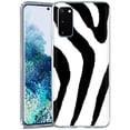 thumbnail image 1 of TalkingCase Slim Phone Case Compatible for Samsung Galaxy S20 FE 4G/5G,(Not S20),Zebra 1 Print,Lightweight,Flexible,Soft, USA, 1 of 7