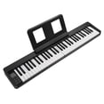 thumbnail image 1 of Piano Electrónico Plegable, Teclado Recargable De Tamaño Completo Con Tonos Claros, Principiante, Portátil Para La Práctica En El Hogar, 1 of 7