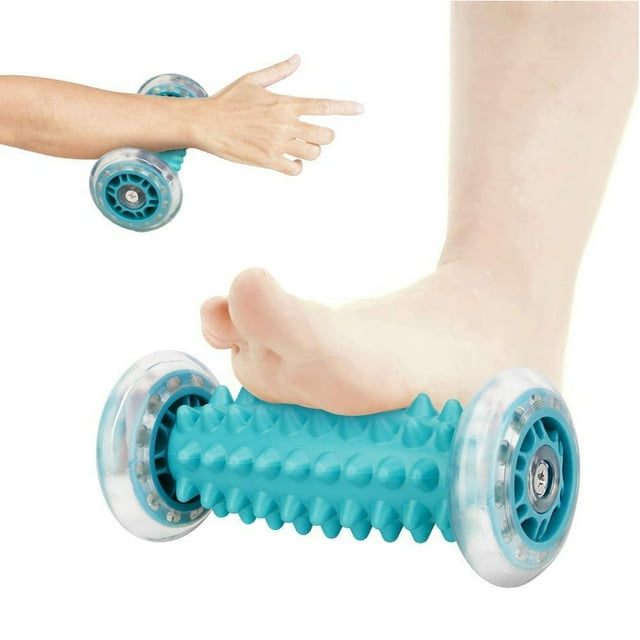 Masajeador de pies con rodillos Masajeador de pies con rodillo Masajeador muscular portátil y duradero