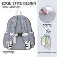 thumbnail image 5 of Paisley Pattern Backpack for School,Cute School Bag,Schoolbag with Adjustable Shoulder Straps & Padded Back,13.4"x11"x4.7", 5 of 6