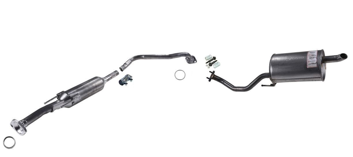 Middle Resonator and Muffler for Nissan Versa Note Hatchback 1.6L (1417)