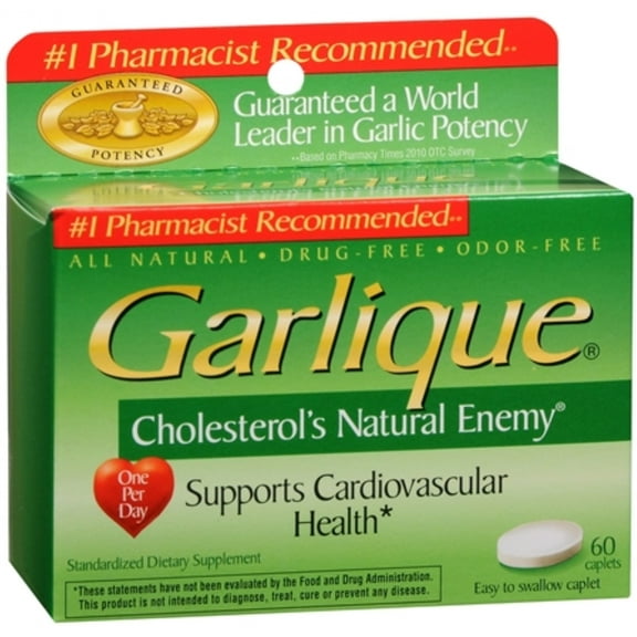 Garlique Caplets 60 Tablets (Pack of 2)