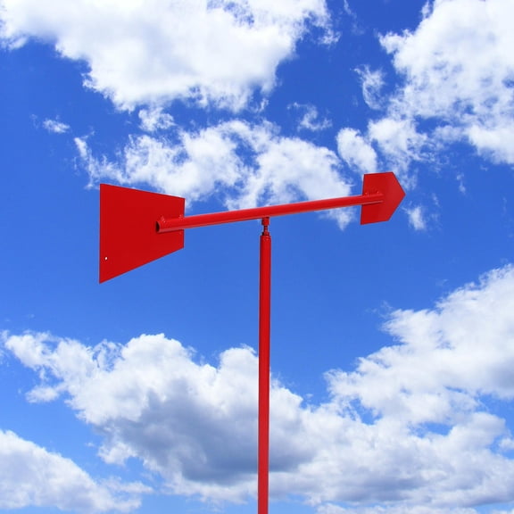 MLINS Metal Reflective Weathervanes Wind Wheel Decorative Garden Weathervanes Wind Direction Indicator For Roof Garden Patio Backyard Decor