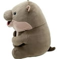 2025 Moo Deng Hippo Plush, 16.5" Cute Hippo Plushie Toy for Fans Gift