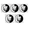 thumbnail image 2 of Ximing 5 Count 4.7x4.7 Inch Reflective Stickers Dog Head Warning Appliques Black, 2 of 10