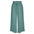 thumbnail image 6 of Cutuoiiu Plus Size Womens Loose Fit Casual Trousers with Side Slits and Pockets for Vacation and Daily Wear Gifts, 6 of 9
