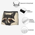 thumbnail image 3 of Naloa Retro Raccoon Graphic Print Mens Underwear - Boxers for Men, Mens Boxer Briefs, Classic Briefs for Men-Large, 3 of 5