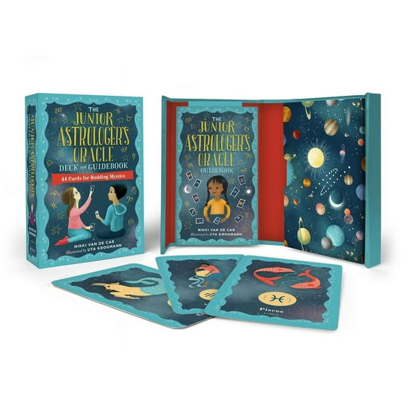 The Junior Handbook Series: The Junior Astrologer's Oracle Deck and Guidebook : 44 Cards for Budding Mystics (Cards)