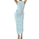 thumbnail image 1 of TRKIYQC Vestido sin mangas para mujer con cuello alto, correas laterales ajustables sólidas, ropa de verano flaca TRKIYQC moda, 1 of 6