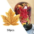 thumbnail image 3 of 50 hojas de arce artificiales de 11 colores para otoño, Acción de Gracias A, 3 of 8