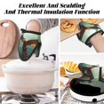 thumbnail image 7 of Pofeuu Flying Parrots In Jungle Print Thickened Mini Silicone Oven Mitts Heat Resistant, Rubber Oven Mitt Gloves, Finger Pinch Grips, Pot Holder, Silicone Potholder, 7 of 7