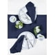 thumbnail image 5 of Tapete de mesa Solino Home Linen, azul marino, 229 cm de largo, 100% lino, 5 of 7