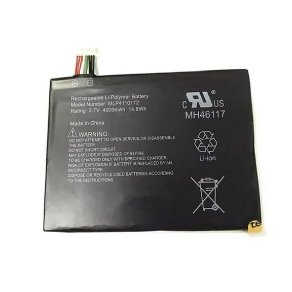 3.7V 4000mAh MLP4110172 Replacement Battery Compatible with McNally OverDryve 7/8 pro Car GPS