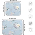 thumbnail image 3 of Floral Element Kitchen Dish Drying Mat, 16'' x 18'' Super Absorbent Dish Drying Mat for Kitchen, Sink, Dining Table, 3 of 7