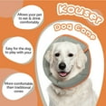 thumbnail image 5 of Kuoser Dog Cone Collar after Surgery, Soft Adjustable Recovery Cone Collar for Dogs, S, 5 of 7