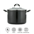 thumbnail image 4 of Tramontina 8 Qt Style Gray CERAMIC Covered Stock Pot, 4 of 6