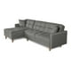 thumbnail image 4 of Sofá Cama Modular Makora de Lino Gris Claro Reversible, 4 of 9