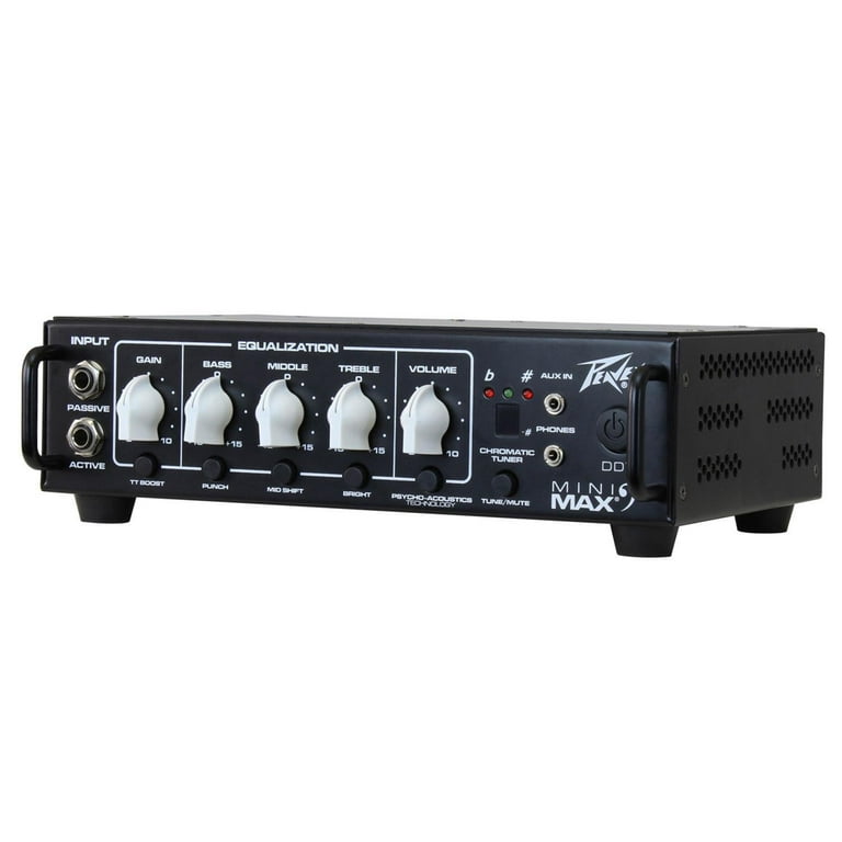 ベース Peavey mini MAX 600 Peavey MiniMAX 600-Watt Electric Bass Amplifier Head