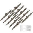 thumbnail image 1 of Uxcell 10-Pack Perillas de Gabinete de Bronce Aceitado, Manijas de Aleación de Zinc de 10.1" de Largo, Estilo Rústico [Bronce], 1 of 6
