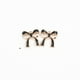 thumbnail image 3 of Minnieouse 1 Juego de colgante de nudo de lazo, accesorio para hacer joyería, suministros para mujer, pajarita de aleación para estudiantes, mujeres, Ropa, zapatos y accesorios Miscelánea Negro Minnieouse AP009893-02B, 3 of 6