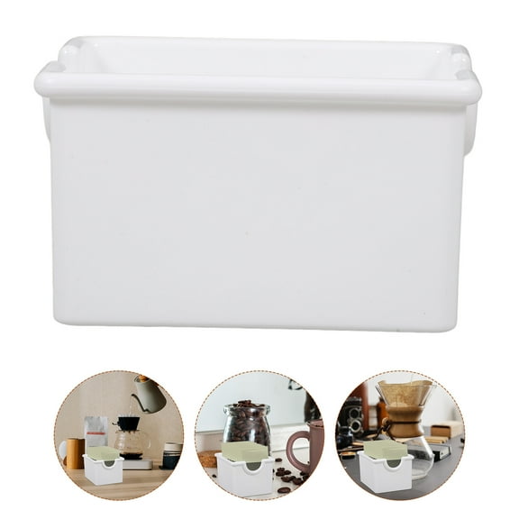 Raindrops Tea Bag Organizer Storage Box Sugar Packet Container Coffee Holder for Countertop
