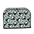 thumbnail image 2 of Picia Panda And Eucalyptus Print 2 Slice Toaster Cover , Toaster Protector Dustproof Kitchen Appliance Cover, Kitchen Appliance Dustproof Protector, 2 of 7