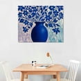 thumbnail image 2 of Orinice  Boho Abstract Wall Art Decor, Mid Century Modern Wall Prints Decor Unframed  Boho Blue Wall Poster Painting for Living Room Bedroom Kitchen Home Decor  20x16in, 2 of 6