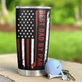 thumbnail image 5 of Golf Gifts for Men - Stainless Steel American Flag Tumbler Cup 20oz for Golf Lover - Golf Dad Birthday Gifts for Dad Men Husband & Fathers Day Gift For Dad From Daughter Son Wife, 5 of 6