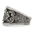 thumbnail image 3 of Sterling Silver Antiqued Scroll Design Ring QR6833, 3 of 6