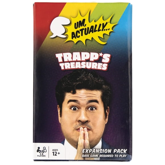 Paquete de expansión Trapp's Treasures para Um, Actually Trivia Game
