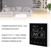 BIMZUC Smart Digital Thermostat LCD Display Color Touchscreen Programmable Temperature Controller for Hydronic Heating Boiler Standard Version Home Office AC90V-240V