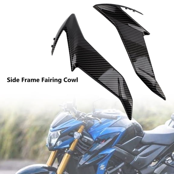 Side Frame Fairing Cowl Radiator Cover For Suzuki GSXS GSX-S750 2017-2021 Carbon