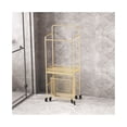 thumbnail image 1 of Estante de almacenamiento for el baño, mueble ligero de lujo, suelo, Hotel, baño, almacenamiento de toallas, toallero con ruedas, cesta for ropa sucia, 1 of 6