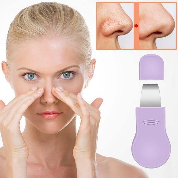 HHBEAUTY Blackhead Remover Tool, ,Portable Stainless Steel Face Scraper for Deep Cleansing, Skin Scrubber Face Spatula, Nose Blackhead Remover, Skin Care Tool for Men and Women