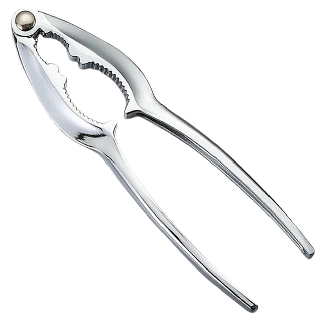Kitchen Sheller Clip Tool, Heavy-Duty Nutcracker Plier for Cracking Walnuts, Almonds, Lobster, And Crab Shells, Adjustable Width, Easy to Clean, Dishwasher Safe, A Nutcracker