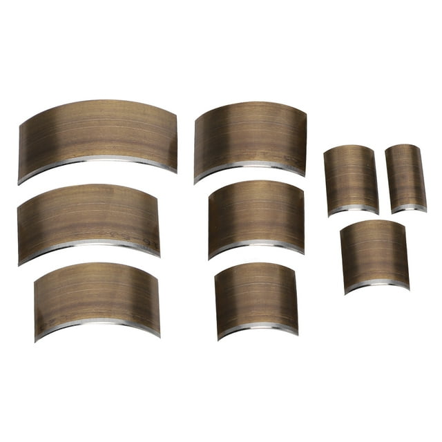Ensemble d'Accessoires de Ceinture Ronde en Cuir en Forme de V pour Bricolage