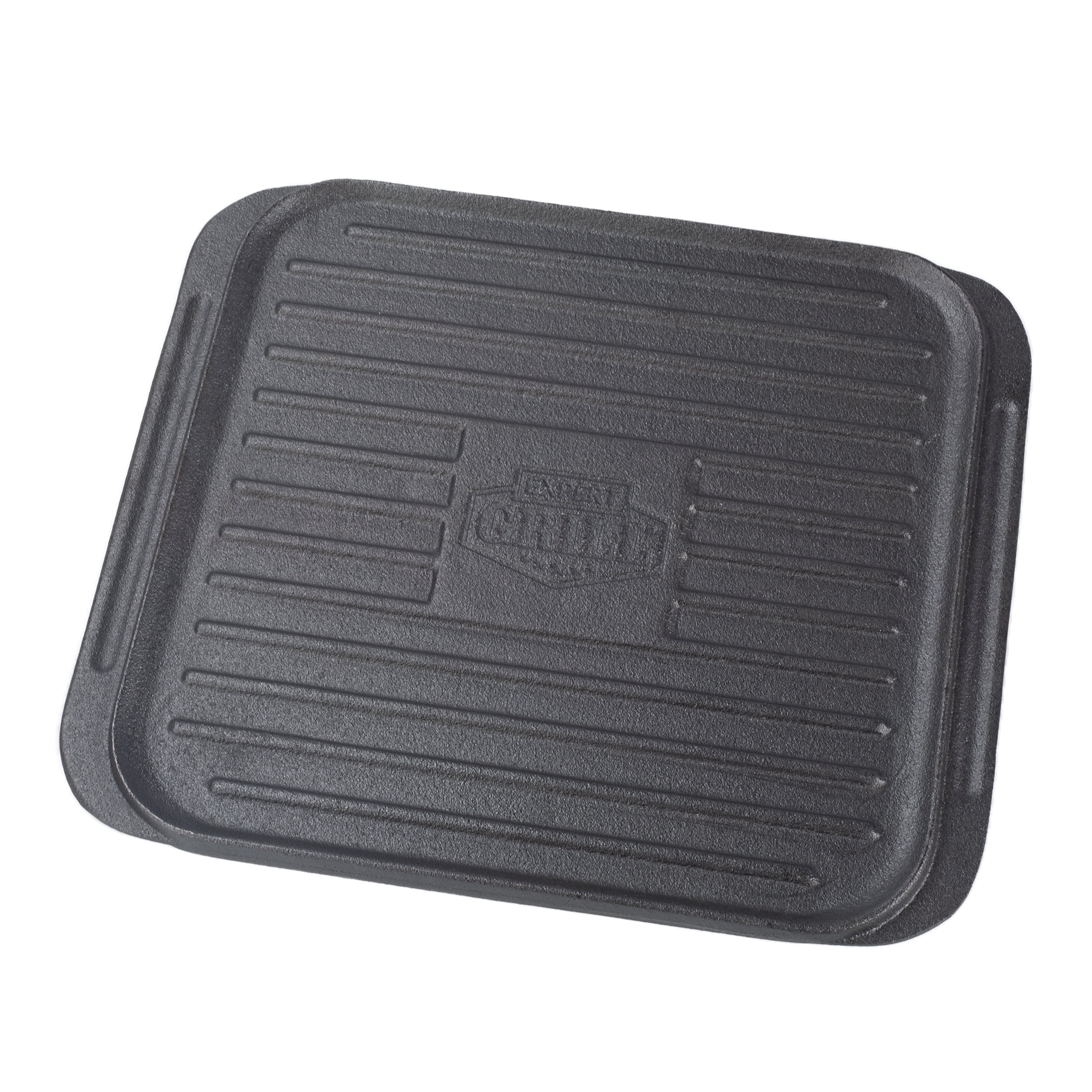 Expert Grill Black Cast Iron Dual-Sided Grill Topper, Handwash