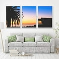 thumbnail image 2 of IDEA4WALL 3 Piece Canvas Wall Art Tropical Palm Trees Canvas Prints Framed Wall Art Decor, 2 of 4