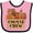 Pink and Black, variant on Inktastic Cousin Crew Cute Turkey Family Boys or Girls Baby Bib