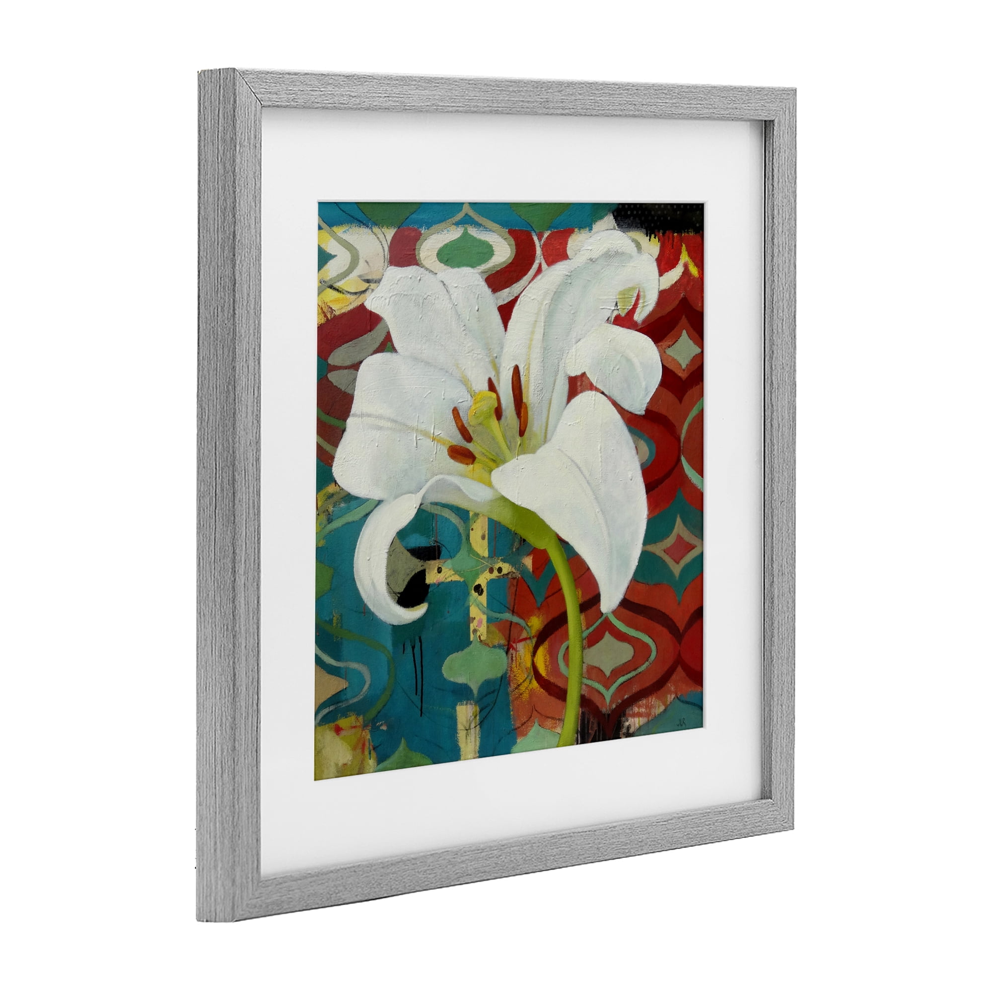 Stupell Industries In The Spotlight Lily Gray Framed Print Under Glass, design by Pierre-Auguste Renoir