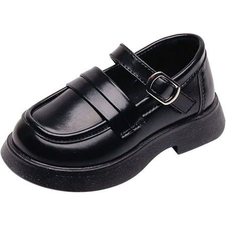 

QWZNDZGR Baby Girls Premium Mary Jane Flats Rubber Sole Dress Shoe Premium Lightweight Soft Sole Crib Shoe Ballet Slippers