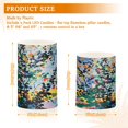 thumbnail image 6 of Yayeee Flameless Candles with Remote Flickering Battery Operated Multi Color Changing, Colorful Leaves, 6 of 7