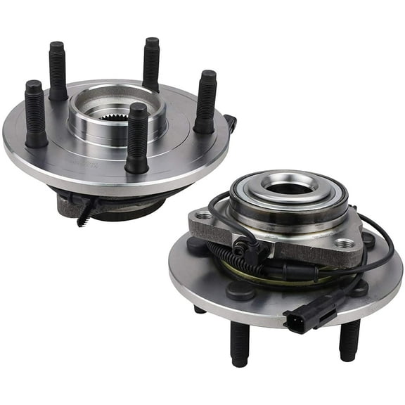 Bode-man Pair 5 LUG Front Wheel Hub and Bearing Assembly for 2009 2010 Dodge Ram 1500, 2011 Ram 1500 (Replace #515126)