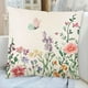 thumbnail image 5 of Fundas De Cojín Con Flores 45 X 45 Cm Fundas De Cojín Con Flores Primaverales Decoración De Fundas De Cojín Para Las Vacaciones De Primavera Funda De Cojín De Lino Con Jardín De Flores, Mariposas, 5 of 7