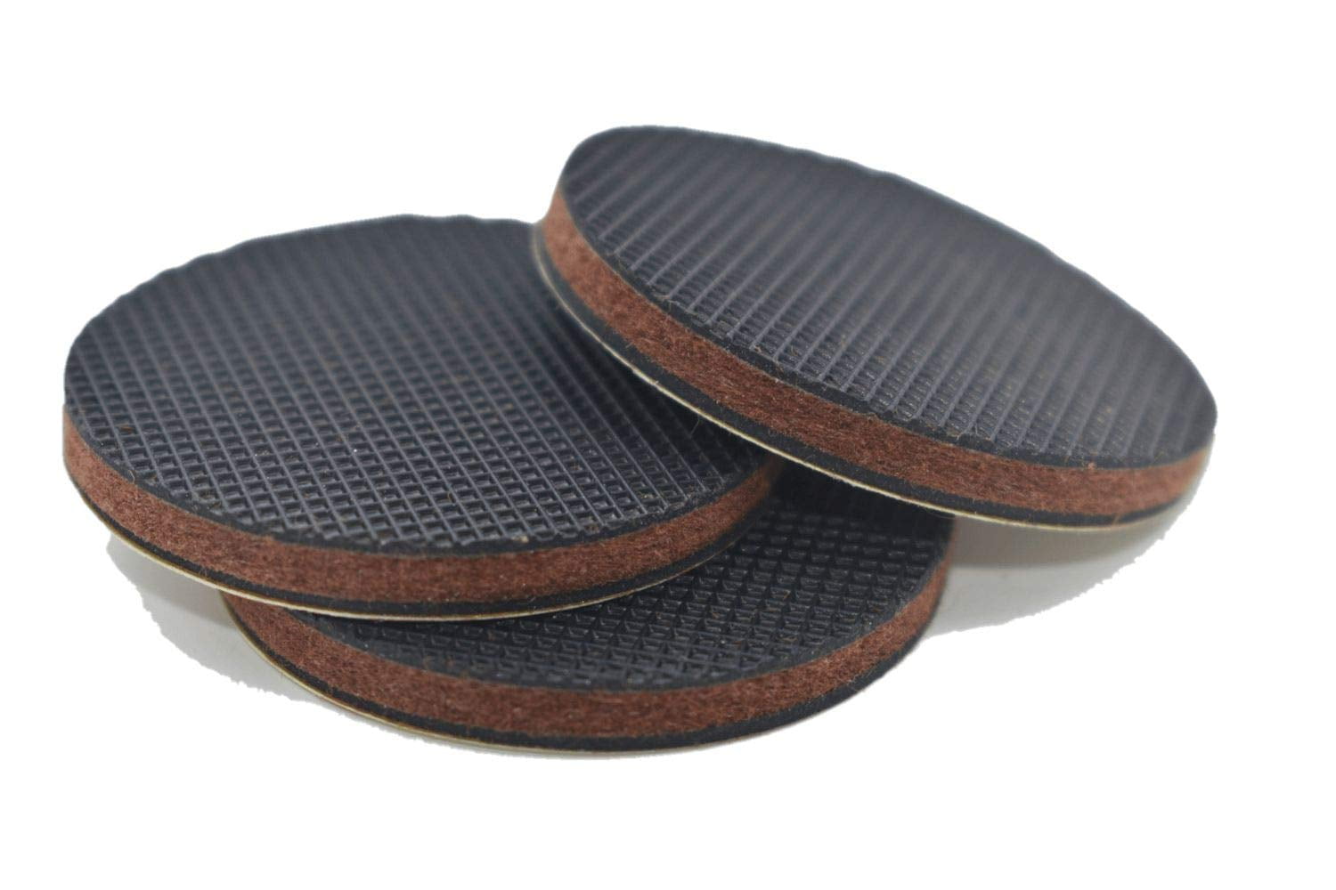 Details about   10x Rubber Non-Slip Non Skid Feet Pads With Screws Safe for Table Chair Sofa New 