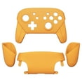 thumbnail image 2 of eXtremeRate Caution Yellow Faceplate Backplate Handles for Nintendo Switch Pro Controller, Soft Touch DIY Replacement Grip Housing Shell Cover for Nintendo Switch Pro - Controller NOT Included, 2 of 9